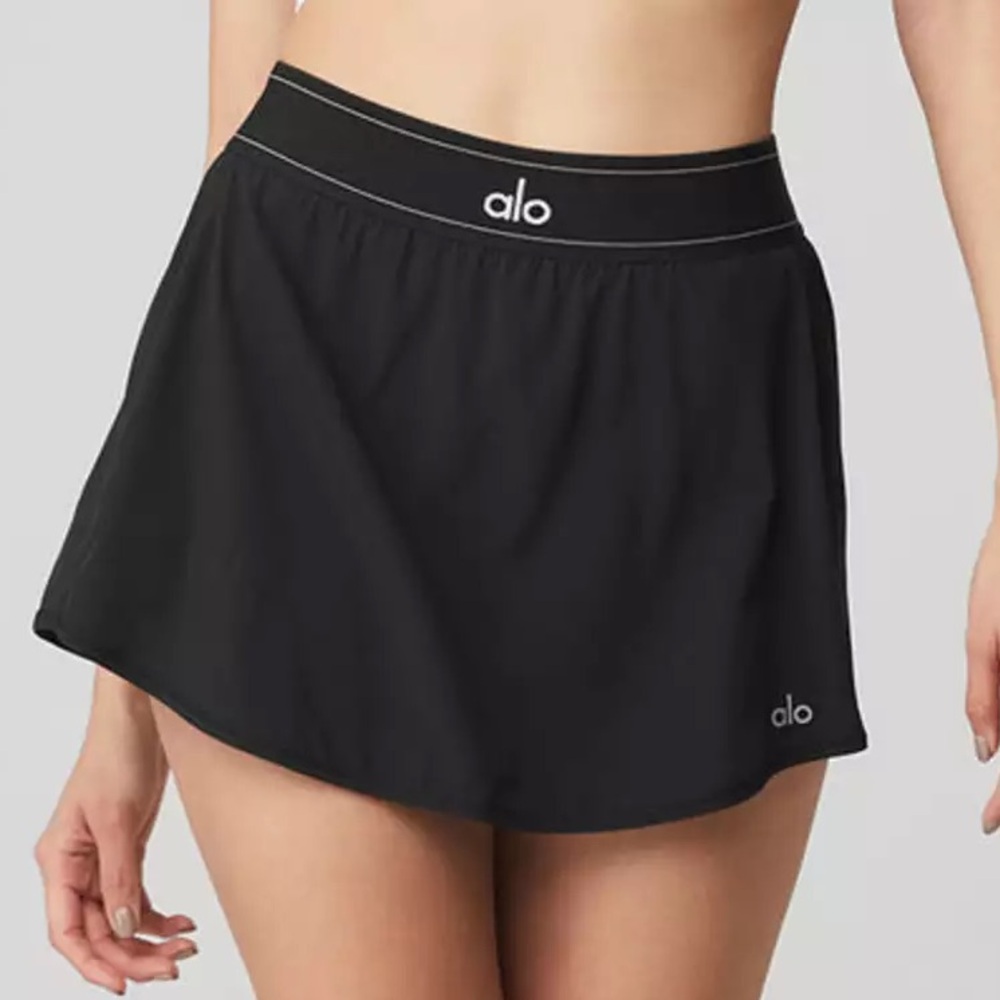 ALO Yoga MATCH POINT TENNIS SKIRT - Black / XXS